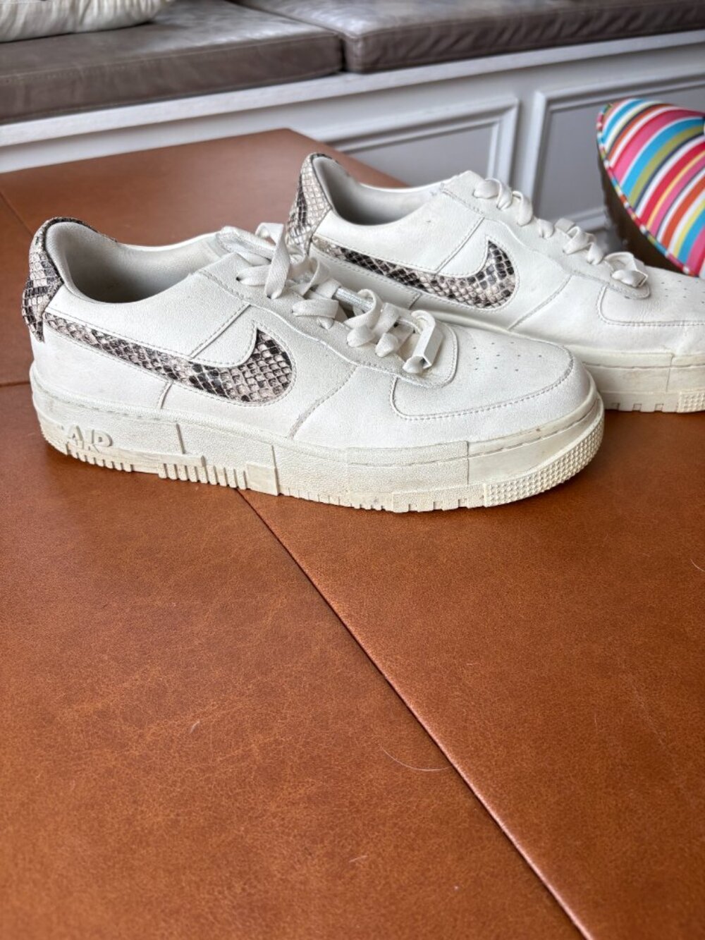 Nike Air Force 1 Low Pixel SE Snake Women’s Size 11 - Picture 4 of 14